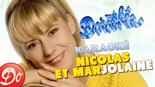 Dorothée  Nicolas et Marjolaine  CLIP KARAOKÉ  1989 [upl. by Ariak]