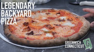 Legendary Backyard Pizza  Dave Corbo  Best Food in Greenwich CT  Tellem Mike Sent You [upl. by Dianna]