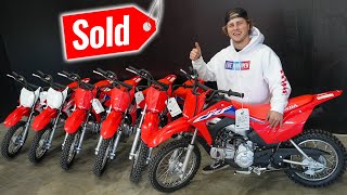 I Bought Every Pit Bike at a Dealership [upl. by Novj]