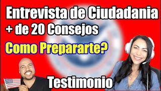 Entrevista de ciudadania 2022 TESTIMONIO Jackie  Consejos muy útiles Jaquelinemcruz [upl. by Schmidt828]