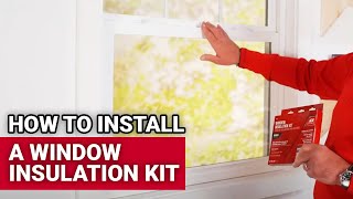 How To Install A Window Insulation Kit  Ace Hardware [upl. by Atalie]