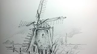 MOLEN tekenen voor beginners [upl. by Nylesaj]