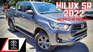 TOYOTA HILUX SR 2022 TURBO DIESEL 4X4 DETALHES DO INTERIOR E EXTERIOR [upl. by Naiva]