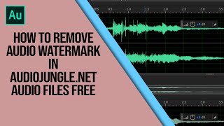 How to Remove Audio Watermark in audiojunglenet audio files [upl. by Wylen]