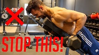 How to PROPERLY Incline Dumbbell Row  Prone Row Tutorial For A Huge Back [upl. by Reni]