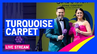 Eurovision Song Contest 2023 Turquoise Carpet  Live Stream  Eurovision 2023 [upl. by Aihsenak]