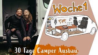 WIR BAUEN EINEN CAMPER  Nachhaltiger Busausbau in 30 Tagen  Opel Vivaro Van Ausbau [upl. by Asle]