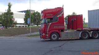 4K Scania 164G 580 V8 Straight Pipes Sound [upl. by Orthman]