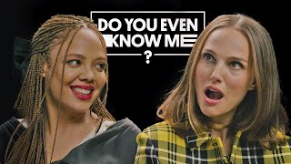 Natalie Portman amp Tessa Thompson Test Their Friendship  Do You Even Know Me LADbible [upl. by Jolda]