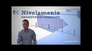 ENGENHARIA TOPOGRAFIA AGRIMENSURA ALTIMETRIA  Nivelamento Geométrico Composto [upl. by Asiel]