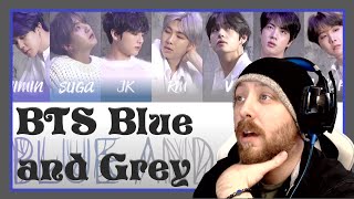 BTS  Blue and Grey Reaction  BE Album track 3 [upl. by Publia]