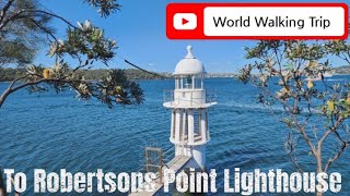 Neutral Bay Wharf to Robertsons Point Lighthouse CremorneReserve CremornePoint  Australia 🇦🇺 [upl. by Hilly]