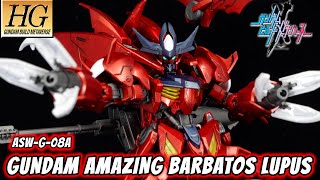 HG Gundam Amazing Barbatos Lupus Review  Gundam Build Metaverse [upl. by Ulrikaumeko373]