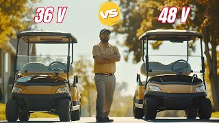 36v vs 48v Golf Carts Comparison Which is Better in 2024 [upl. by Winfred995]