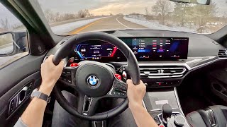 2023 BMW M3 Competition xDrive Edition 50 Jahre  POV Driving Impressions [upl. by Irem]