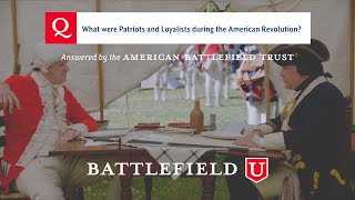 What were Patriots and Loyalists during the American Revolution [upl. by Adamson]