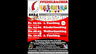 Pfedelbacher Fasching 2024 [upl. by Ohs54]