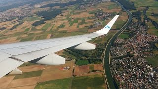 KLM Embraer 190  Summer Takeoff at Nuremberg Airport [upl. by Icaj]