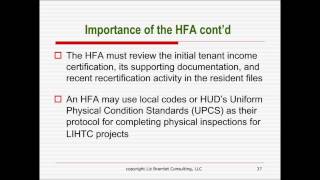 Low Income Housing Tax Credits LIHTC Compliance amp Management [upl. by Anehsak]