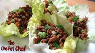 Easy Sang Choy Bow  One Pot Chef [upl. by Nnayrrehs]