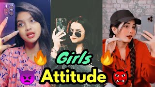 🔥Girls attitude shayari🔥  girls attitude videos  attitude girls status  instagram reels 🦋 [upl. by Yelra134]