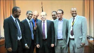 Part 1 Prime Minister Meles of Ethiopia with Eritrean Journalists interview [upl. by Esilec]