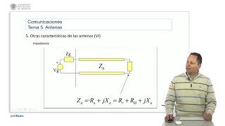 Introducción a las radiocomunicaciones Impedancia de una antena  7197  UPV [upl. by Yroc789]