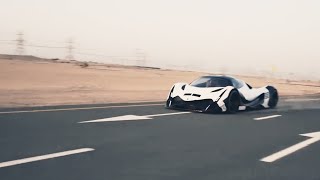 DEVEL SIXTEEN Top Speed Run at Dubai 503 kmh [upl. by Lledraw]