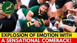 😍UNBELIEVABLE SPRINGBOKS RISE AND DEFEAT THE ALL BLACKS IN AN EPIC BATTLE  SPRINGBOKS NEWS [upl. by Missak483]