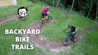 Backyard MTB Trails  Building amp Riding [upl. by Rochella]