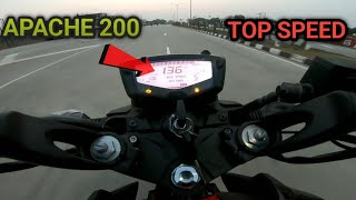 2024 TVS Apache RTR 200 4V BS6 Top Speed amp All Gear Top Speed  inshufervlogs apache200 [upl. by Eibor388]