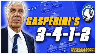 FM22  GASPERINIS 3412 ATALANTA TACTIC  FOOTBALL MANAGER 2022 [upl. by Aciretehs]