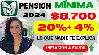 9 Ley 73 Pensión Mínima 2024 lo que nadie te explica pensión imss [upl. by Ecinhoj]