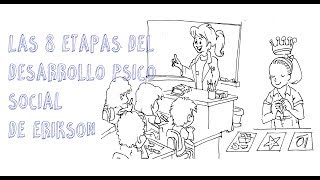 las 8 etapas del desarrollo psico social Erikson [upl. by Liamaj]