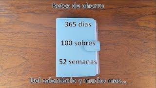 Retos de ahorro🤑 365 días 💲52 semanas💰 100 sobres💌 y mucho más [upl. by Amorette]