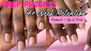 ACRYLIC NAIL PREP PROCESS ☆  How To Make Your Nails Last Over A Month  Rian B [upl. by Anerual]