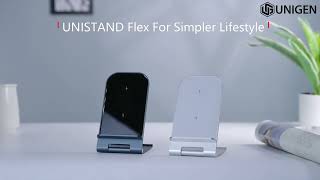 UNIGEN UNISTAND Flex 15W Fast Wireless Charging Stand [upl. by Atul]