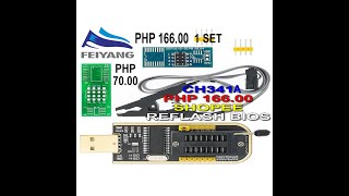 CH341A REFLASH BIOS USB TOOLS PHP 70 16600 [upl. by Taam884]