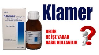 Klamer Süspansiyon Nedir Niçin Kullanılır Nasıl Kullanılır Yan Etkileri Nelerdir [upl. by Eejan]