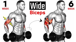 15 BEST Exercises for WIDER BICEPS [upl. by Fianna]