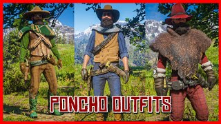 Red Dead Online Requested Outfits 127 Poncho Outfits [upl. by Adnorrehs]