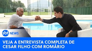 30 anos do Tetra Acompanhe a entrevista completa de Cesar Filho com Romário [upl. by Ihcehcu]