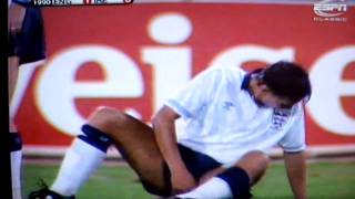 Gary Lineker takes a shit and wipes his arse on the pitch  World Cup 1990 [upl. by Libove12]