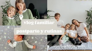 Problemas en posparto y rutinas  Vlog familiar [upl. by Elletsirk]