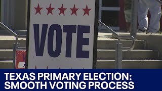 Texas Primary Election Smooth voting process in Travis County  FOX 7 Austin [upl. by Aninep]