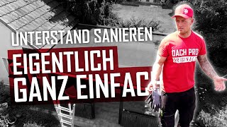 Dachdecker  Unterstand sanieren mit EPDMBahn von RESITRIX® [upl. by Bradly221]