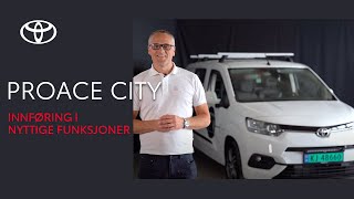 Gjennomgang av Toyota Proace City [upl. by Anesuza]