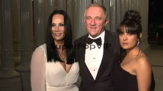 Eva Chow FrancoisHenri Pinault Salma Hayek at LACMA Ho [upl. by Anirtap]