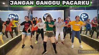 JANGAN GANGGU PACARKU BY CITA CITATA  dangdut  senam kreasi  lilac  zumba [upl. by Laekcim]