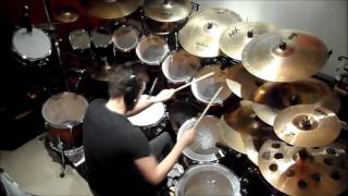 Rush  2112 OvertureTemples of Syrinx Drum Cover [upl. by Gyatt224]